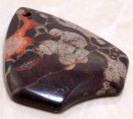 UNIQUE Natural VALLEY  JASPER gemstone! Beautiful!