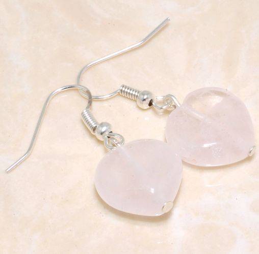Soft and Tender  Genuine ROSE QUARTZ  Earrings!