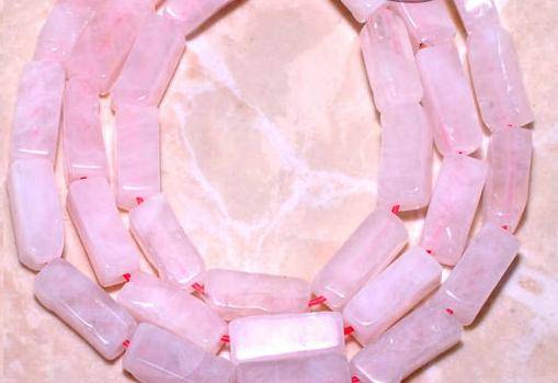 SUPERB  Genuine ROSE QUARTZ   gemstone beads!
