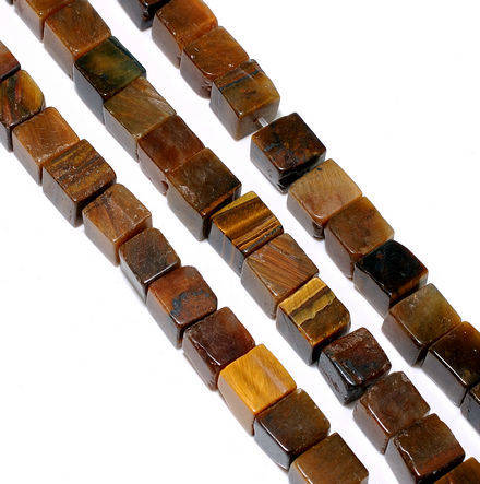 BEAUTIFUL  Sought-after OLD TIGER'S EYE beads!