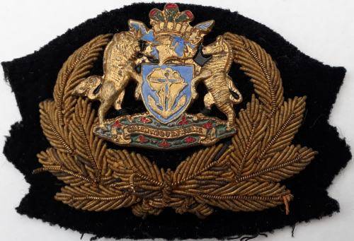 Merchant Navy Cap Badge: Safmarine