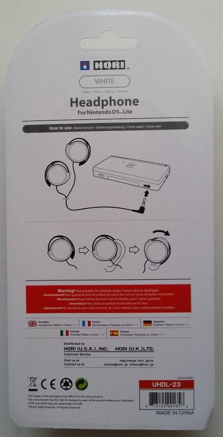 Nintendo DS Lite Headphones