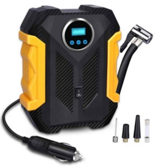 12V Electric Car Tire Air Pump Digital Portable Tire Compressor