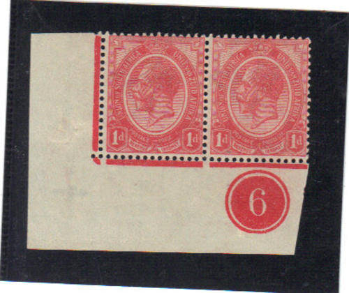 Union of South Africa : Sacc 3: Plate  6    unmounted
