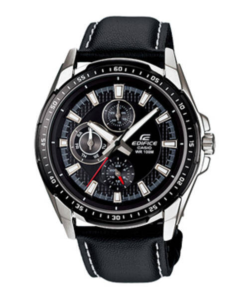 CASIO Edifice Elegant multiple-dial design,Triple-fold Buckle