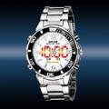 Weide White Dial High End Double Movement Men Electronic Watch wh-843-2