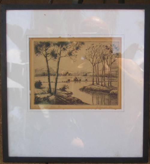 LEO FRANCOIS 1936 LITHOGRAPH