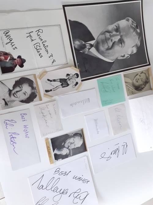 Autograph Collection, Mandela, Verwoerd, Freddie Mills, Evelyn Martin etc.