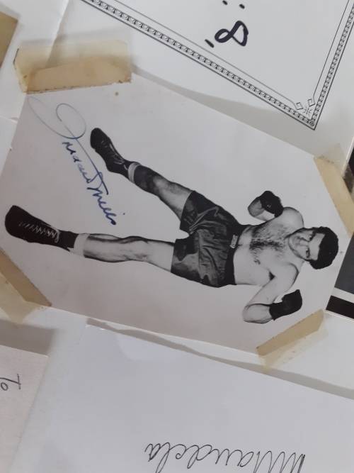 Autograph Collection, Mandela, Verwoerd, Freddie Mills, Evelyn Martin etc.