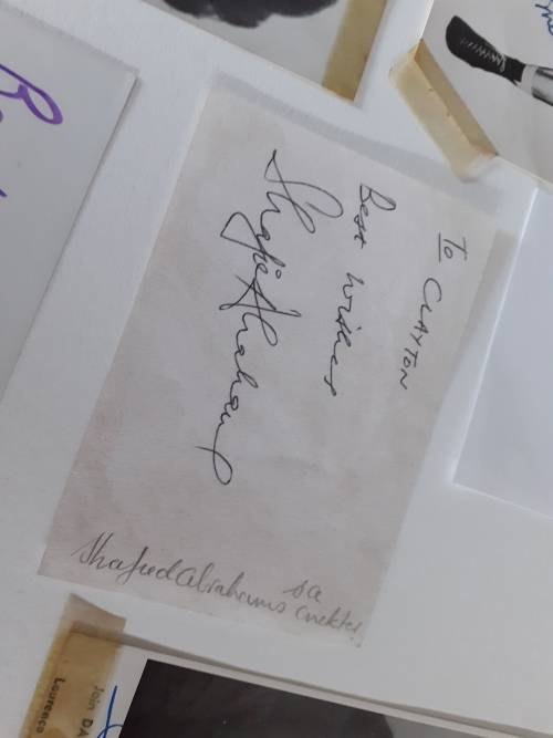 Autograph Collection, Mandela, Verwoerd, Freddie Mills, Evelyn Martin etc.