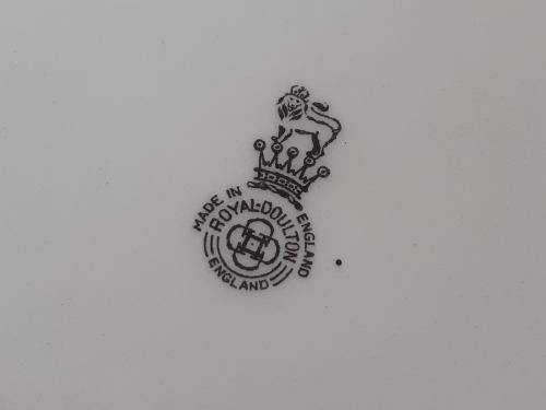 RARE VINTAGE (1938) ROYAL DOULTON `BLACK AND WHITE` VOORTREKKER EEUFEES PLATE