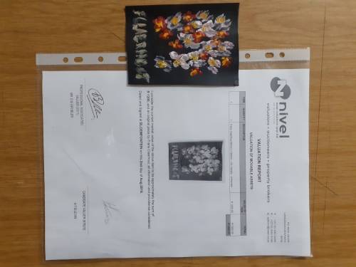 Frans Claerhout - FLOWERS - COA Included. MAKE AN OFFER!!!!