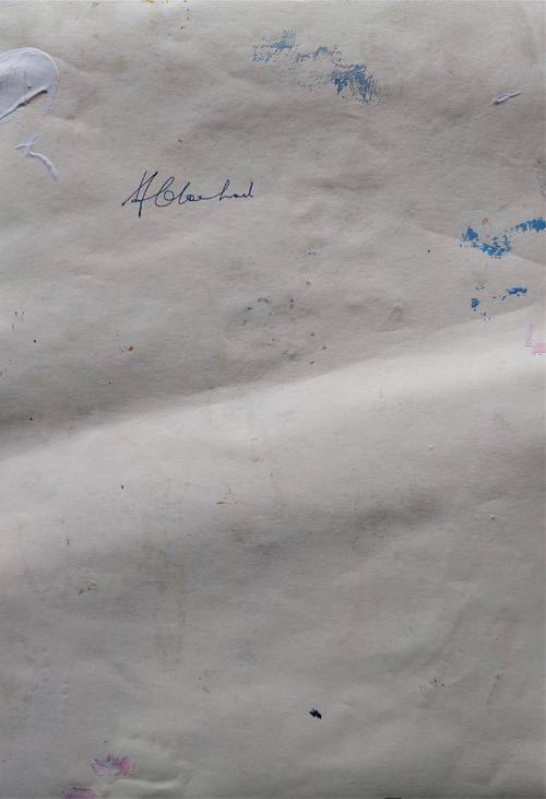 Father Frans Claerhout, Mixed Media - Signed on back - Valued @R3500!!!