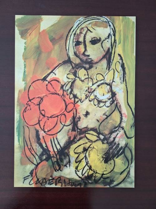 Large Frans Claerhout Print on board - 42cm x 60cm