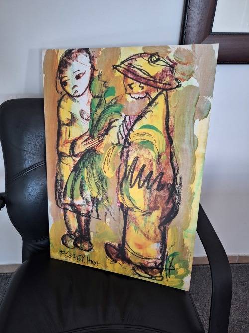 Large Frans Claerhout Print on board - 42cm x 60cm