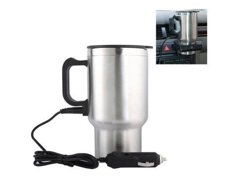 Heated Travel Mug **Stainless Steel**