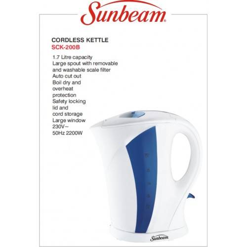 Sunbeam Cordless Kettle