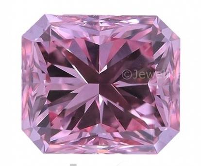 Sparking 3.44ct VS2 Fancy Pink Color Radiant Brilliant Cut Moissanite. Awesome!!!!