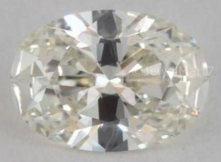 Unique 2.66 ct 9.40 x 8.35 mm Oval Cut K-L White Loose Moissanite VVS1. Beautiful!!