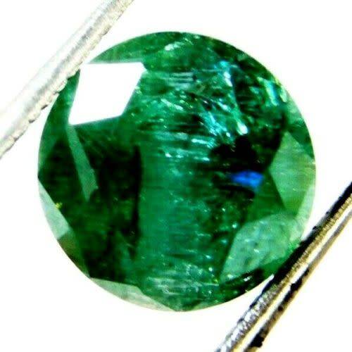 Natural Untreated 4.20ct Round Cut Green Diamond . Fantastic!!!!