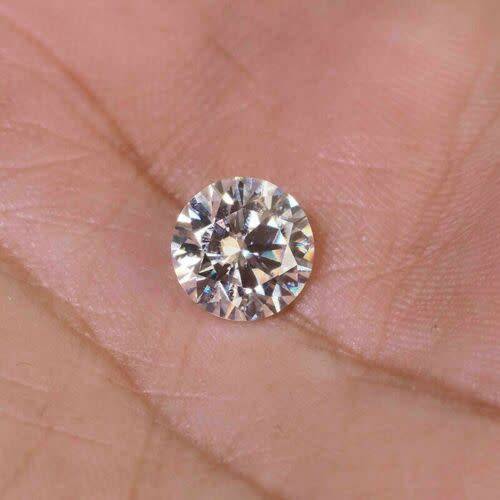 Natural Untreated 0.50 ct Round Cut White Diamond . Fantastic!!!! Certified