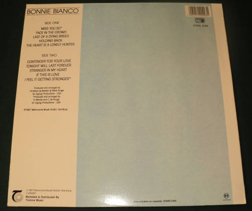 Bonnie Bianco - Just Me (LP)