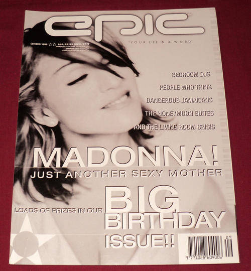Madonna - Epic magazine - October 1999