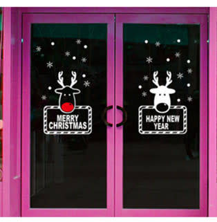 Christmas Removable Art Decal Wall window Sticker XH7203