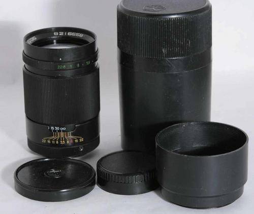 Jupiter-37A 3.5/135mm Portrait Lens (M42 Mount) - Excellent Russian lens!! + Metal Hood ++Case!!