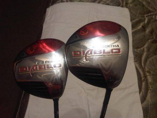 Callaway Diablo Big Bertha 3D + 5D fairway woods