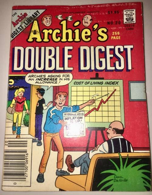 NO 20  ARCHIES (THE ARCHIE DIGEST LIBRARY)double digest