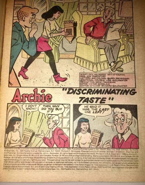 NO 20  ARCHIES (THE ARCHIE DIGEST LIBRARY)double digest