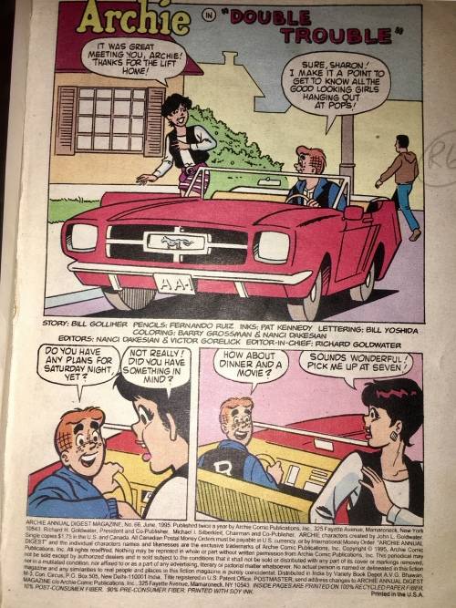 NO 66  ARCHIES (THE ARCHIE DIGEST LIBRARY)