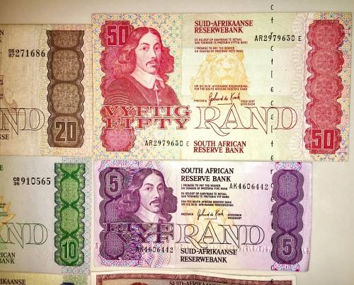 COMPLETE SET OF JAN VAN RIEBEEK 1973 DE KOCK HIGH GRADE NOTES [1 BID TAKES ALL]