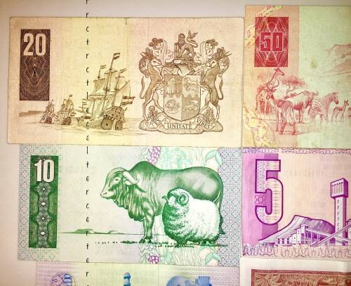 COMPLETE SET OF JAN VAN RIEBEEK 1973 DE KOCK HIGH GRADE NOTES [1 BID TAKES ALL]