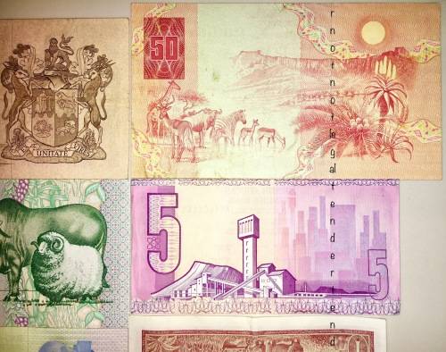 COMPLETE SET OF JAN VAN RIEBEEK 1973 DE KOCK HIGH GRADE NOTES [1 BID TAKES ALL]