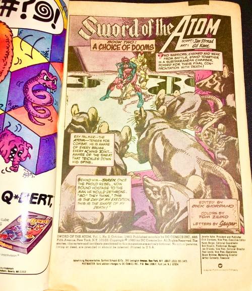 SWORD OF THE ATOM   NO 2  1983 (DC )F