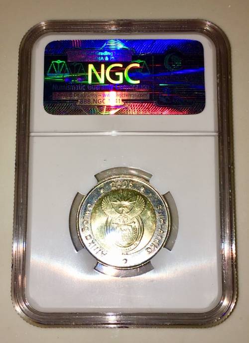 MANDELA 90TH BIRTHDAY  R5 MS66 NGC 2008