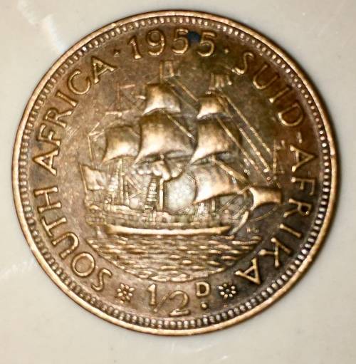 1/2 PENNY  1955