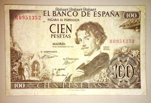 SPAIN 100 PESETAS 1965