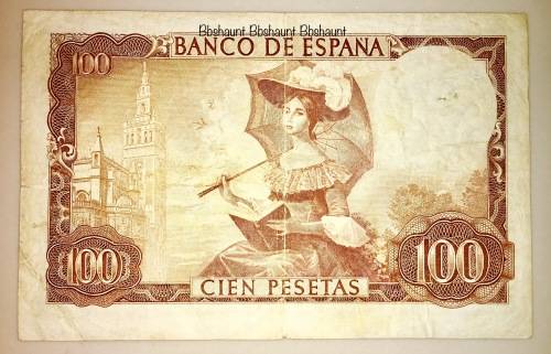 SPAIN 100 PESETAS 1965