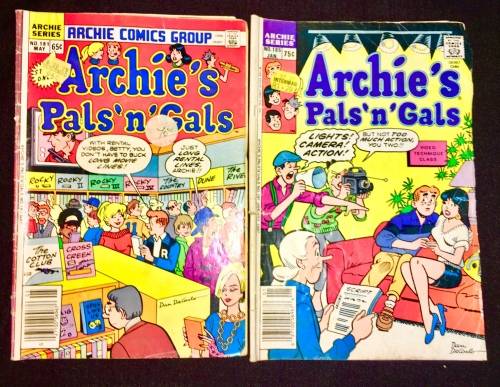 ARCHIE PALS N GALS X2 NO 181, NO 185, 1986 (ARCHIE SERIES)F-VG