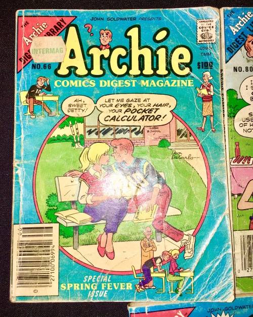 ARCHIE X3,,,,NO 66, NO 80, NO 89   1984-1988 (ARCHIE DIGEST LIBRARY)G-VG