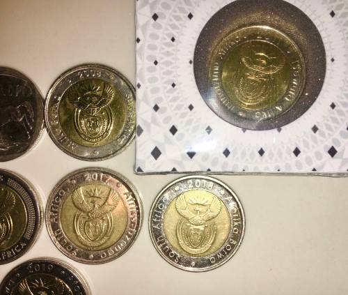 COMPLETE SET OF COMMEMORATIVE R5 COINS 1994 TO 2019 HIGH GRADE COINS