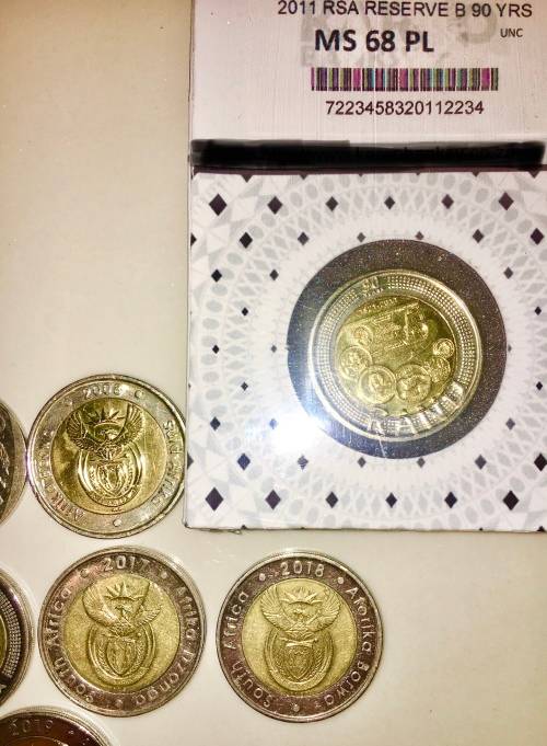 COMPLETE SET OF COMMEMORATIVE R5 COINS 1994 TO 2019 HIGH GRADE COINS