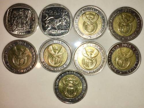 COMPLETE SET OF COMMEMORATIVE R5 COINS 1994 TO 2019 HIGH GRADE COINS