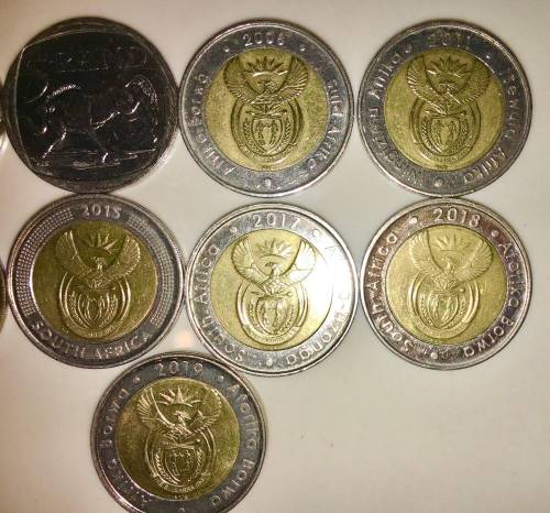 COMPLETE SET OF COMMEMORATIVE R5 COINS 1994 TO 2019 HIGH GRADE COINS