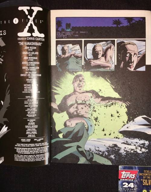 X FILES SET X3 NO 22, NO 23 & NO 24  1996 (TOPPS COMICS)NEAR MINT WITH PLASTIC SLEEVE