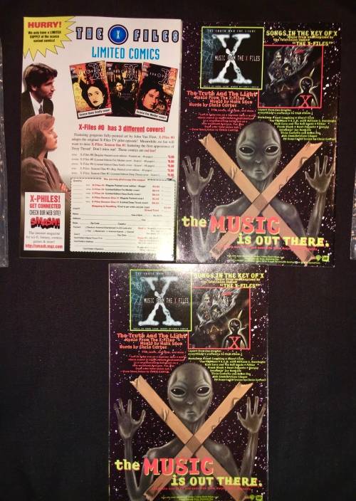 X FILES SET X3 NO 22, NO 23 & NO 24  1996 (TOPPS COMICS)NEAR MINT WITH PLASTIC SLEEVE