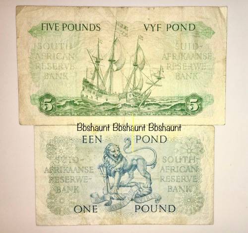 MH DE KOCK SET  5 PONDS & 1 POUND,, 1958 & 1959